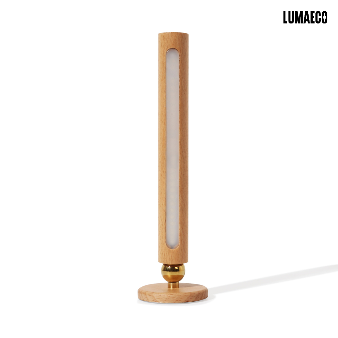 360° Rotatable Wooden Led Lamp